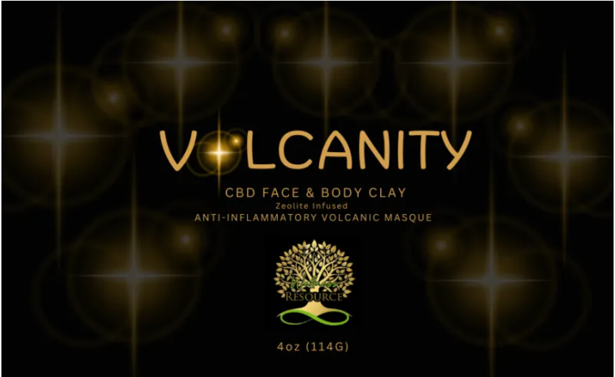 Volcanity 4oz CBD Face & Body Masque with Zeolites