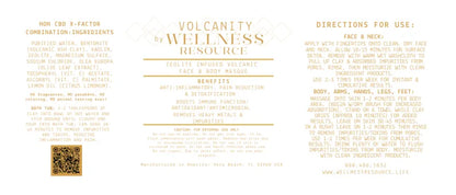 Volcanity 8oz Face & Body Masque with Zeolites